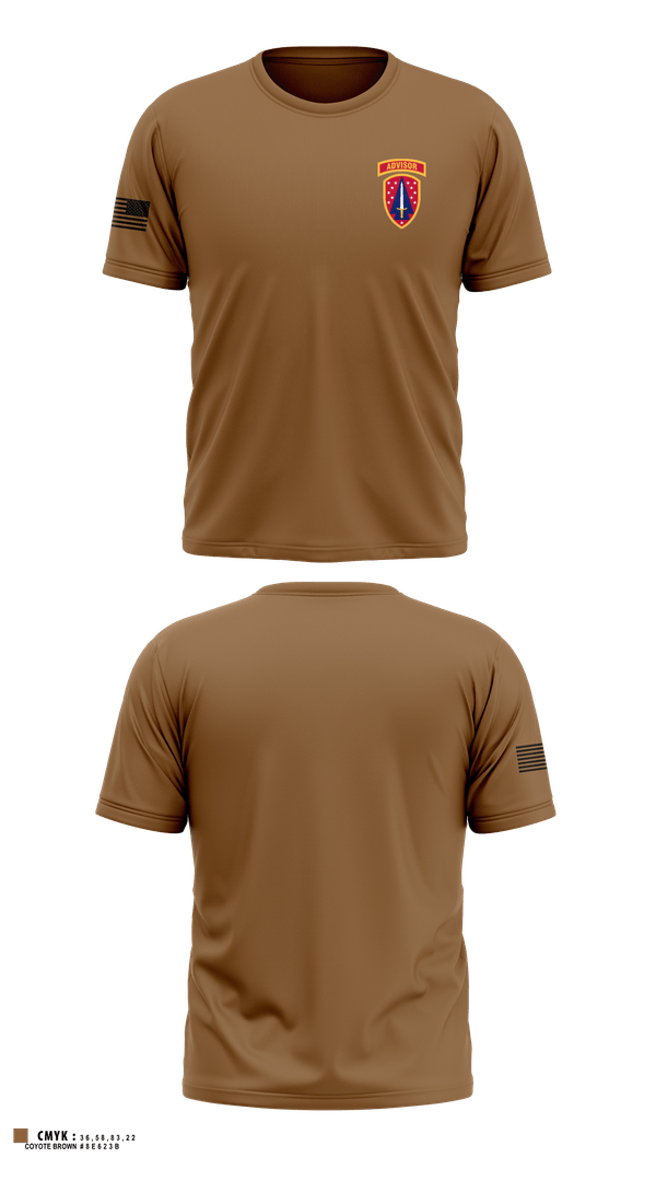 Old School Cotton Feel Shirt, 2/54th SFAB, Army, Teamtime, Team time, sublimation, custom sports apparel, team uniforms, spirit wear, spiritwear, sports uniforms, custom shirts, team store, custom team store, fundraiser sports, apparel fundraiser
