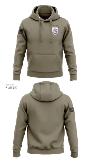 Hoodie, 360 CA BDE (Airborne), Army, Teamtime, Team time, sublimation, custom sports apparel, team uniforms, spirit wear, spiritwear, sports uniforms, custom shirts, team store, custom team store, fundraiser sports, apparel fundraiser