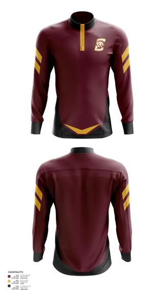 Quarter Zip Jacket, Conestoga, Women's Basketball, Teamtime, Team time, sublimation, custom sports apparel, team uniforms, spirit wear, spiritwear, sports uniforms, custom shirts, team store, custom team store, fundraiser sports, apparel fundraiser