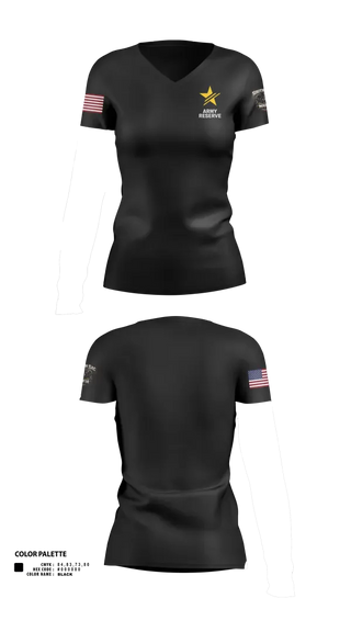 Womens Short Sleeve Vneck Shirt, SAC SOUTH, Army, Teamtime, Team time, sublimation, custom sports apparel, team uniforms, spirit wear, spiritwear, sports uniforms, custom shirts, team store, custom team store, fundraiser sports, apparel fundraiser