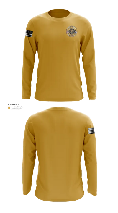 Bent County Sheriff 97911900 Long Sleeve Performance Shirt 101