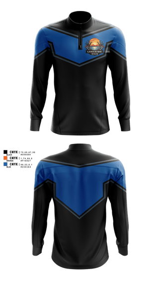 Quarter Zip Jacket, Lakeside Dojo, , Teamtime, Team time, sublimation, custom sports apparel, team uniforms, spirit wear, spiritwear, sports uniforms, custom shirts, team store, custom team store, fundraiser sports, apparel fundraiser