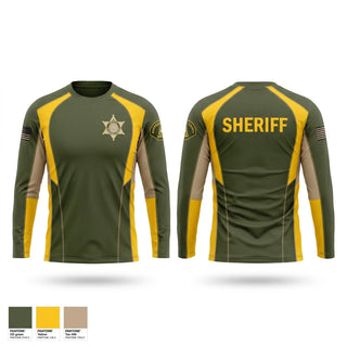 Long Sleeve Performance Shirt, Riverside county sheriff, Police, Teamtime, Team time, sublimation, custom sports apparel, team uniforms, spirit wear, spiritwear, sports uniforms, custom shirts, team store, custom team store, fundraiser sports, apparel fundraiser