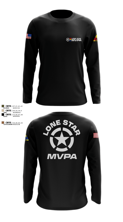 Lone Star MVPA 905145 Long Sleeve Performance Shirt 9