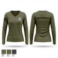 North Tarrant Regional CNT 84161137 Women's Long Sleeve V-neck Shirt - 1