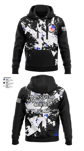 Hoodie, Mansfield Martial Arts Center, , Teamtime, Team time, sublimation, custom sports apparel, team uniforms, spirit wear, spiritwear, sports uniforms, custom shirts, team store, custom team store, fundraiser sports, apparel fundraiser