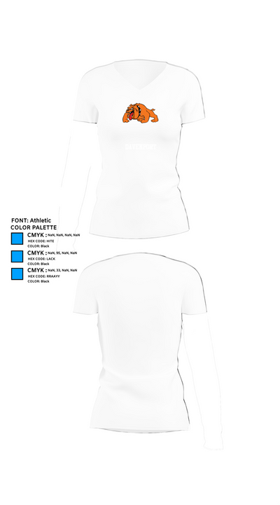 Davenport 34127187 Women's Short Sleeve V-neck Shirt - 18