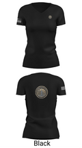 333rd Mp co 87319250 Women's Short Sleeve V-neck Shirt - 27