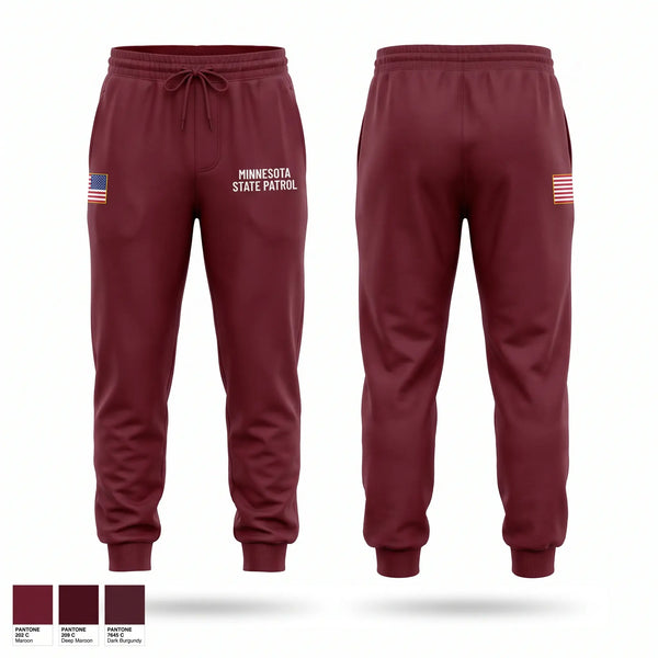 Sweatpants, Minnesota State Patrol, Police, Teamtime, Team time, sublimation, custom sports apparel, team uniforms, spirit wear, spiritwear, sports uniforms, custom shirts, team store, custom team store, fundraiser sports, apparel fundraiser