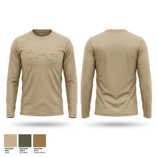 Long Sleeve Performance Shirt, Irish Hills Run Club, Cross Country, Teamtime, Team time, sublimation, custom sports apparel, team uniforms, spirit wear, spiritwear, sports uniforms, custom shirts, team store, custom team store, fundraiser sports, apparel fundraiser