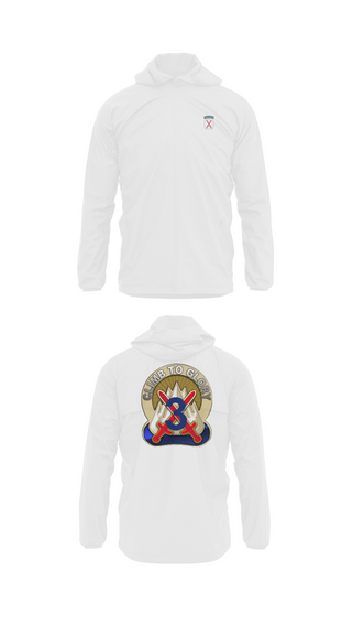 Windbreaker, 3rd Brigade, 10th Mountain Division, Army, Teamtime, Team time, sublimation, custom sports apparel, team uniforms, spirit wear, spiritwear, sports uniforms, custom shirts, team store, custom team store, fundraiser sports, apparel fundraiser