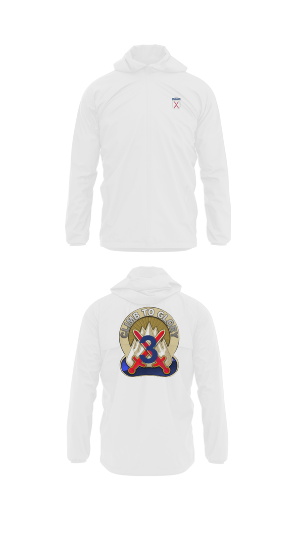 Windbreaker, 3rd Brigade, 10th Mountain Division, Army, Teamtime, Team time, sublimation, custom sports apparel, team uniforms, spirit wear, spiritwear, sports uniforms, custom shirts, team store, custom team store, fundraiser sports, apparel fundraiser