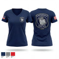Cartersville Police 31940662 Women's Short Sleeve V-neck Shirt - 1