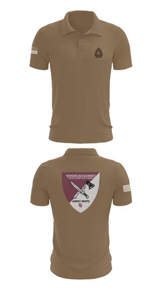 Short Sleeve Performance Polo, FY 25-26 OU RC, Army, Teamtime, Team time, sublimation, custom sports apparel, team uniforms, spirit wear, spiritwear, sports uniforms, custom shirts, team store, custom team store, fundraiser sports, apparel fundraiser