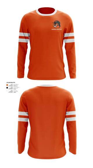 Long Sleeve Performance Shirt, Morrice Orioles, Softball, Teamtime, Team time, sublimation, custom sports apparel, team uniforms, spirit wear, spiritwear, sports uniforms, custom shirts, team store, custom team store, fundraiser sports, apparel fundraiser