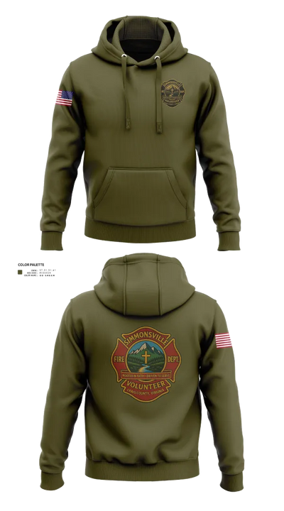 Simmonsville VFD 9385181 Hoodie - 101