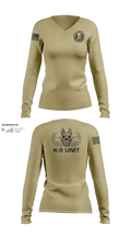 Franklin County Sheriffs Office 473730 Women's Long Sleeve V-neck Shirt - 111