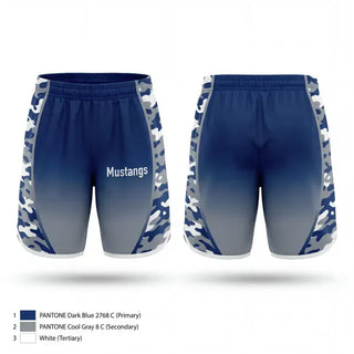 Womens Shorts, Mustangs, Baseball, Teamtime, Team time, sublimation, custom sports apparel, team uniforms, spirit wear, spiritwear, sports uniforms, custom shirts, team store, custom team store, fundraiser sports, apparel fundraiser