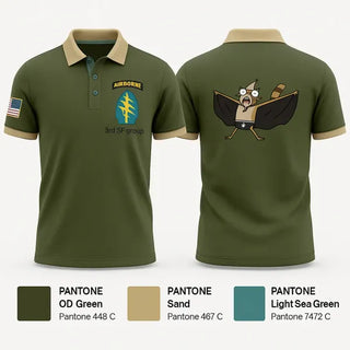 Short Sleeve Performance Polo, 3rd SF group, Army, Teamtime, Team time, sublimation, custom sports apparel, team uniforms, spirit wear, spiritwear, sports uniforms, custom shirts, team store, custom team store, fundraiser sports, apparel fundraiser