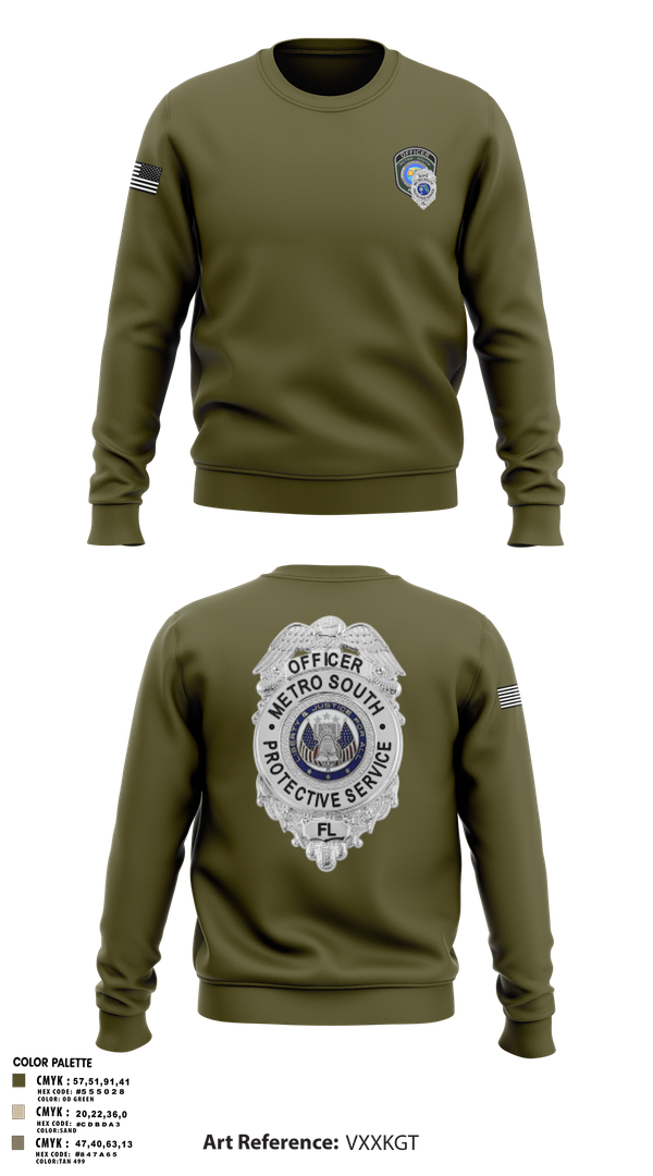 Crew Neck Sweatshirt, METRO SOUTH PROTECTIVE SERVICE, , Teamtime, Team time, sublimation, custom sports apparel, team uniforms, spirit wear, spiritwear, sports uniforms, custom shirts, team store, custom team store, fundraiser sports, apparel fundraiser