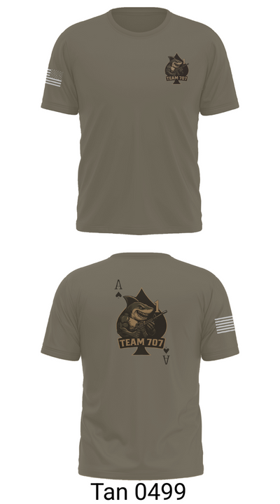 MESG1 TEAM 707 61403527 Short Sleeve Performance Shirt - 72