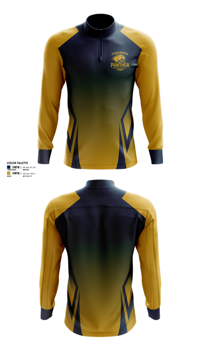 Pequannock Panthers 36964711 Quarter Zip Jacket - 1
