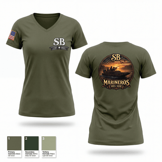 Womens Short Sleeve Vneck Shirt, Sky Blasters, Army, Teamtime, Team time, sublimation, custom sports apparel, team uniforms, spirit wear, spiritwear, sports uniforms, custom shirts, team store, custom team store, fundraiser sports, apparel fundraiser