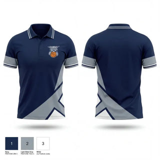 Short Sleeve Performance Polo, Paris Junior High, Men's Basketball, Teamtime, Team time, sublimation, custom sports apparel, team uniforms, spirit wear, spiritwear, sports uniforms, custom shirts, team store, custom team store, fundraiser sports, apparel fundraiser