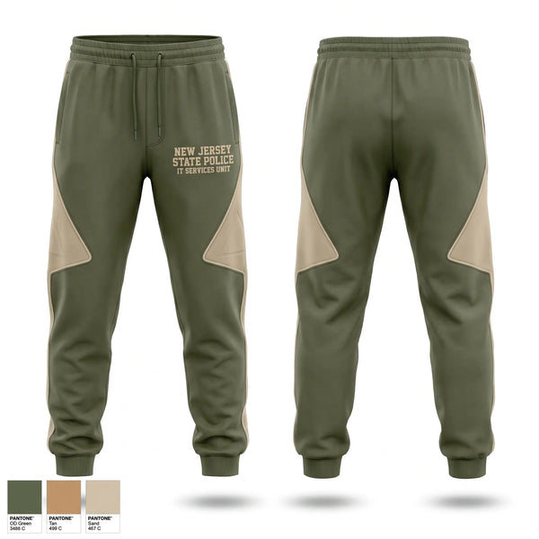 Sweatpants, New Jersey State Police - IT Services Unit, Police, Teamtime, Team time, sublimation, custom sports apparel, team uniforms, spirit wear, spiritwear, sports uniforms, custom shirts, team store, custom team store, fundraiser sports, apparel fundraiser