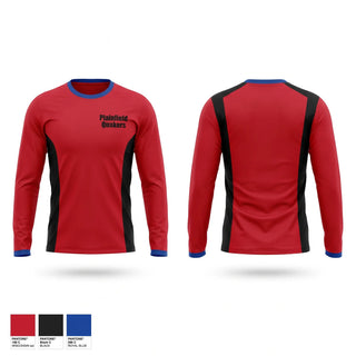 Long Sleeve Performance Shirt, Plainfield Quakers, Wrestling, Teamtime, Team time, sublimation, custom sports apparel, team uniforms, spirit wear, spiritwear, sports uniforms, custom shirts, team store, custom team store, fundraiser sports, apparel fundraiser