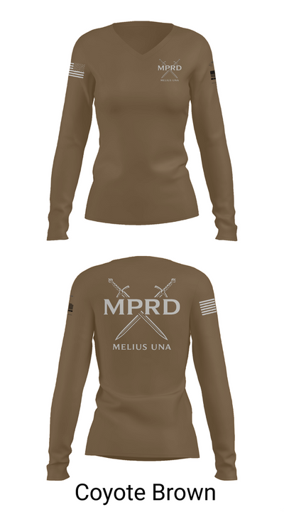 HRC / MPRD 15170555 Women's Long Sleeve V-neck Shirt - 17