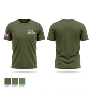 Short Sleeve Performance Shirt, 535th Engineers, Army, Teamtime, Team time, sublimation, custom sports apparel, team uniforms, spirit wear, spiritwear, sports uniforms, custom shirts, team store, custom team store, fundraiser sports, apparel fundraiser