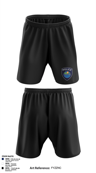 Lakeville Police Department 60717822 Athletic Shorts With Pockets - 4