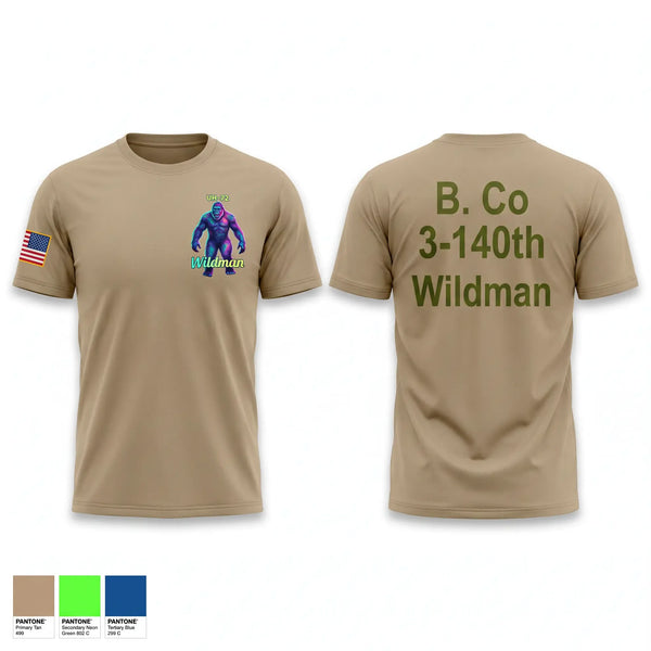 Old School Cotton Feel Shirt, 3-140th, National Guard, Teamtime, Team time, sublimation, custom sports apparel, team uniforms, spirit wear, spiritwear, sports uniforms, custom shirts, team store, custom team store, fundraiser sports, apparel fundraiser