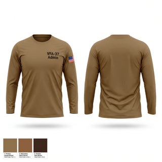 Long Sleeve Performance Shirt, VFA-37 Admin, Navy, Teamtime, Team time, sublimation, custom sports apparel, team uniforms, spirit wear, spiritwear, sports uniforms, custom shirts, team store, custom team store, fundraiser sports, apparel fundraiser