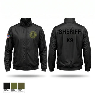Windbreaker, Franklin County Sheriff Office K9, Police, Teamtime, Team time, sublimation, custom sports apparel, team uniforms, spirit wear, spiritwear, sports uniforms, custom shirts, team store, custom team store, fundraiser sports, apparel fundraiser
