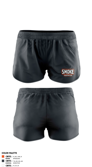 Womens Shorts, SMOKE FASTPITCH, Softball, Teamtime, Team time, sublimation, custom sports apparel, team uniforms, spirit wear, spiritwear, sports uniforms, custom shirts, team store, custom team store, fundraiser sports, apparel fundraiser