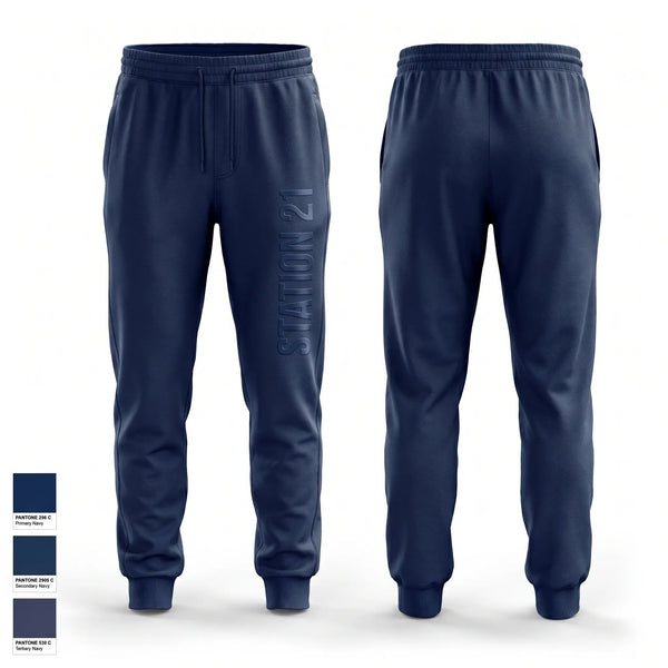 Sweatpants, Station 21, Fire Department, Teamtime, Team time, sublimation, custom sports apparel, team uniforms, spirit wear, spiritwear, sports uniforms, custom shirts, team store, custom team store, fundraiser sports, apparel fundraiser