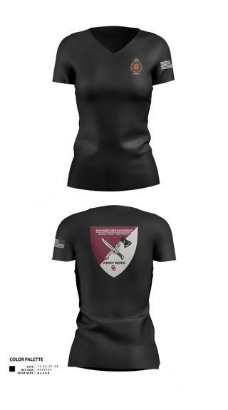Womens Short Sleeve Vneck Shirt, FY 25-26 OU RC, Army, Teamtime, Team time, sublimation, custom sports apparel, team uniforms, spirit wear, spiritwear, sports uniforms, custom shirts, team store, custom team store, fundraiser sports, apparel fundraiser