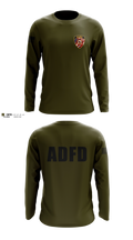 Alma District Fire Department Long Sleeve Performance Shirt - 6