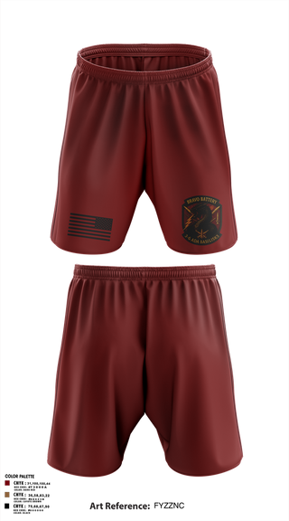 Athletic Shorts With Pockets, Bravo 3-6 ADA, Army, Teamtime, Team time, sublimation, custom sports apparel, team uniforms, spirit wear, spiritwear, sports uniforms, custom shirts, team store, custom team store, fundraiser sports, apparel fundraiser