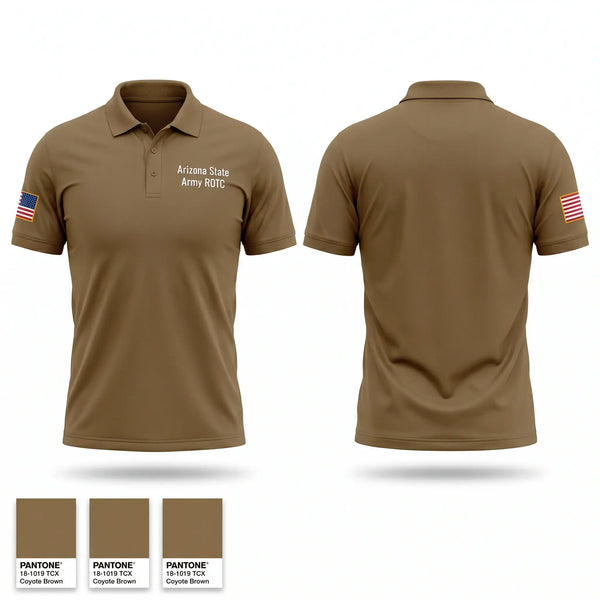 Short Sleeve Performance Polo, Arizona State Army ROTC, Army, Teamtime, Team time, sublimation, custom sports apparel, team uniforms, spirit wear, spiritwear, sports uniforms, custom shirts, team store, custom team store, fundraiser sports, apparel fundraiser