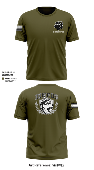 Short Sleeve Performance Shirt, DINFOS, Army, Teamtime, Team time, sublimation, custom sports apparel, team uniforms, spirit wear, spiritwear, sports uniforms, custom shirts, team store, custom team store, fundraiser sports, apparel fundraiser