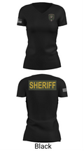 Wilson county sheriff office 79250520 Women's Short Sleeve V-neck Shirt - 24