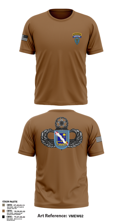 1-143rd airborne infantry regiment 54529572 Short Sleeve Performance Shirt - 102