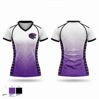 Womens Short Sleeve Vneck Shirt, Visalia Vipers football & Cheer Inc, , Teamtime, Team time, sublimation, custom sports apparel, team uniforms, spirit wear, spiritwear, sports uniforms, custom shirts, team store, custom team store, fundraiser sports, apparel fundraiser