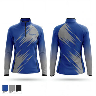 Quarter Zip Jacket, Eagles, Men's Basketball, Teamtime, Team time, sublimation, custom sports apparel, team uniforms, spirit wear, spiritwear, sports uniforms, custom shirts, team store, custom team store, fundraiser sports, apparel fundraiser