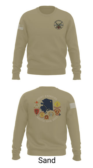 Crew Neck Sweatshirt, RCKT BTRY D 2nd BN 14th MAR, Marines, Teamtime, Team time, sublimation, custom sports apparel, team uniforms, spirit wear, spiritwear, sports uniforms, custom shirts, team store, custom team store, fundraiser sports, apparel fundraiser
