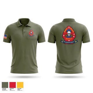 Short Sleeve Performance Polo, 2nd recon, Marines, Teamtime, Team time, sublimation, custom sports apparel, team uniforms, spirit wear, spiritwear, sports uniforms, custom shirts, team store, custom team store, fundraiser sports, apparel fundraiser