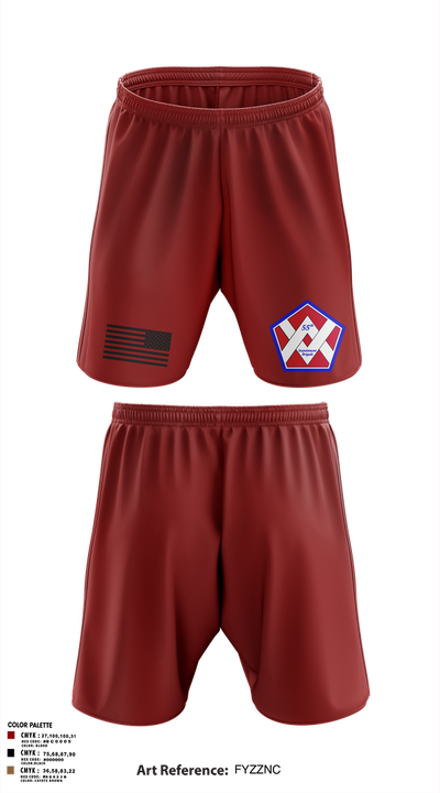 55th Sustainment Brigade 67361333 Athletic Shorts With Pockets - 1